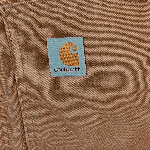 Carhartt Men’s Traditional Duck Jacket J002 Corduroy Collar Size XL - Picture 4 of 13